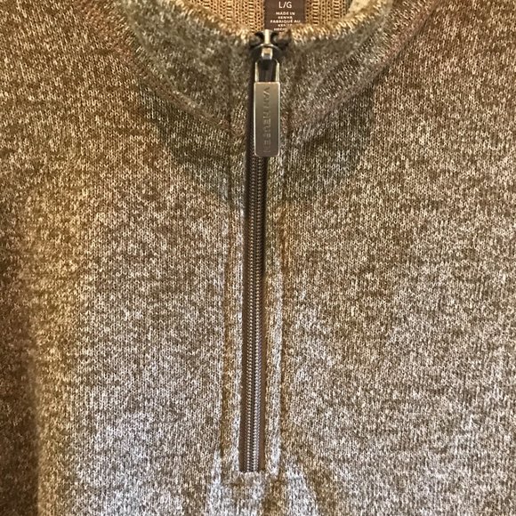 Van Heusen mens pullover sweater Size large 1/4 zip - Picture 2 of 6